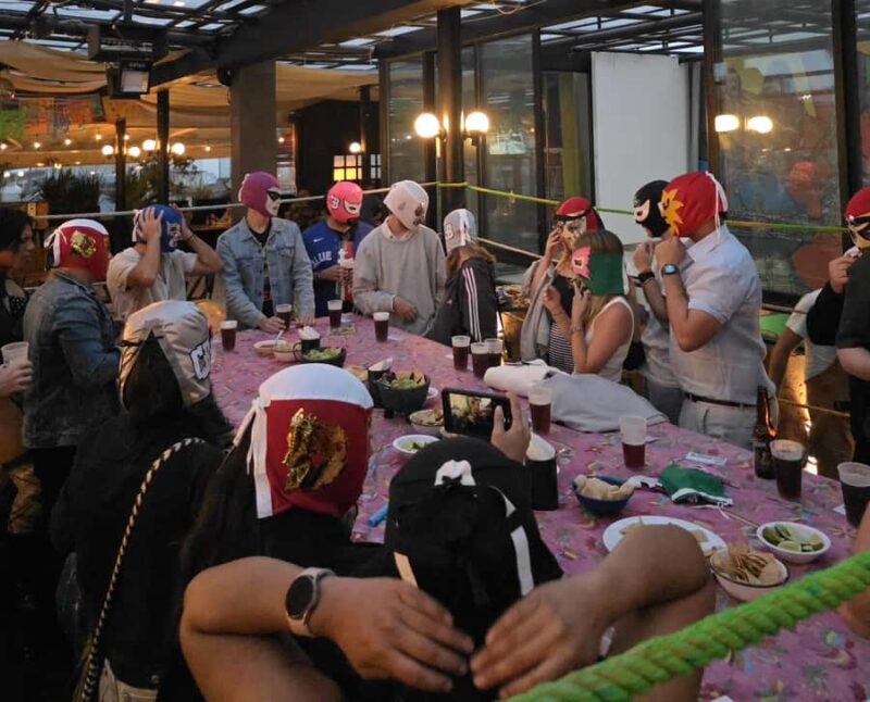 Mexican Night: Wrestling + Tacos + Tequila. Mexico City - Learning Wrestling Secrets with a Professional at Casa Pepe