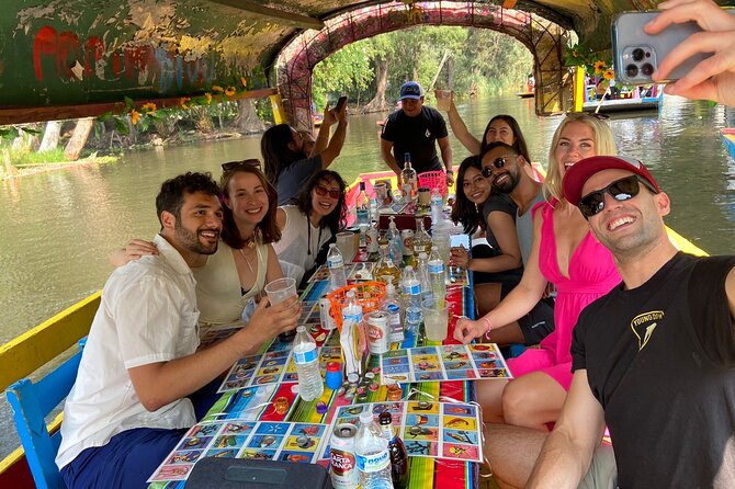 Mexico City Canals by Boat with Live Commentary with Meal Drinks - Key Points
