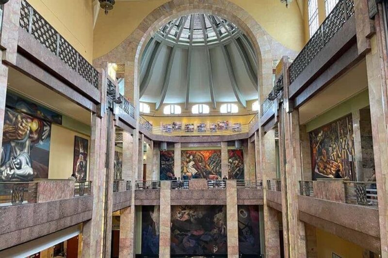Mexico City: Exclusive Tour of Palacio de Bellas Artes - Temporary Exhibitions and Contemporary Art Displays