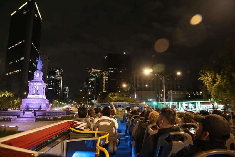 Mexico City: Night City Tour in a Double Decker Bus - Practical Details: Logistics and Group Size