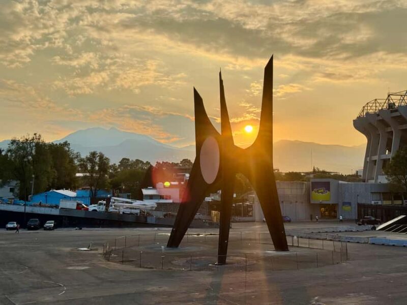 Mexico City Soccer Stadium Sightseeing & Street Food Tour - Key Points