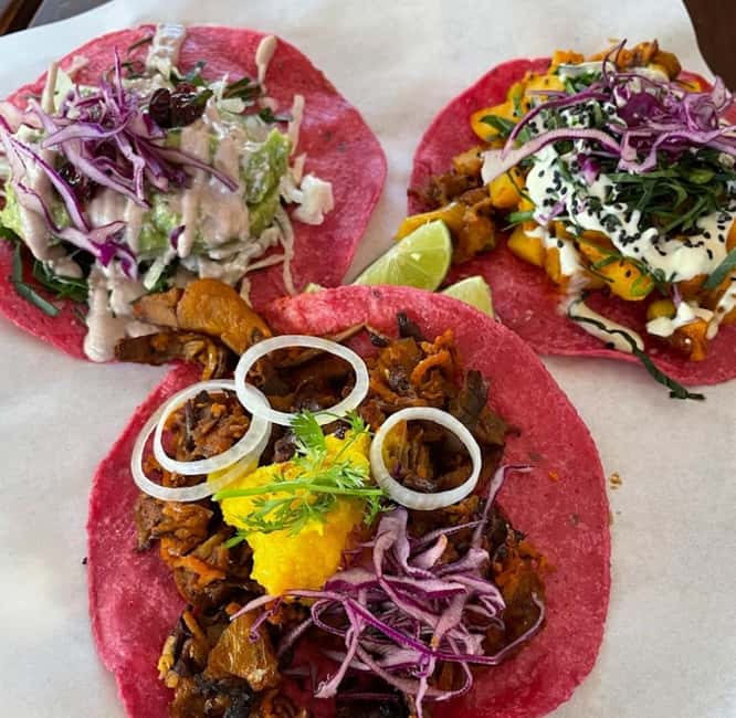 Mexico City: Vegan Taco and Mezcal Tasting Tour - Visiting a Historic Vegan Taqueria in Mexico City