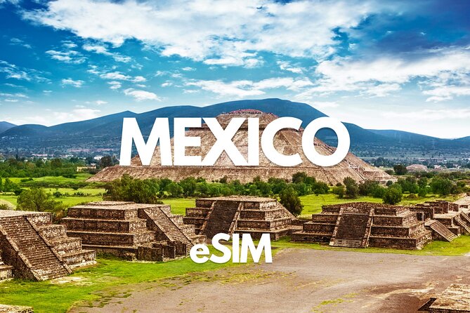 Mexico Data eSIM 500 MB per Day to 10GB - 30Days - Clear, Affordable Data Solution for Huatulco Visitors
