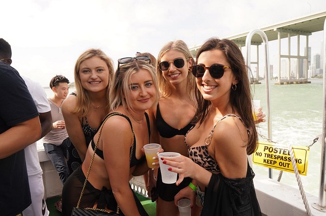 Miami: 3-Hours All Inclusive Party Boat Cruise - The Boarding Experience and Organisational Tips