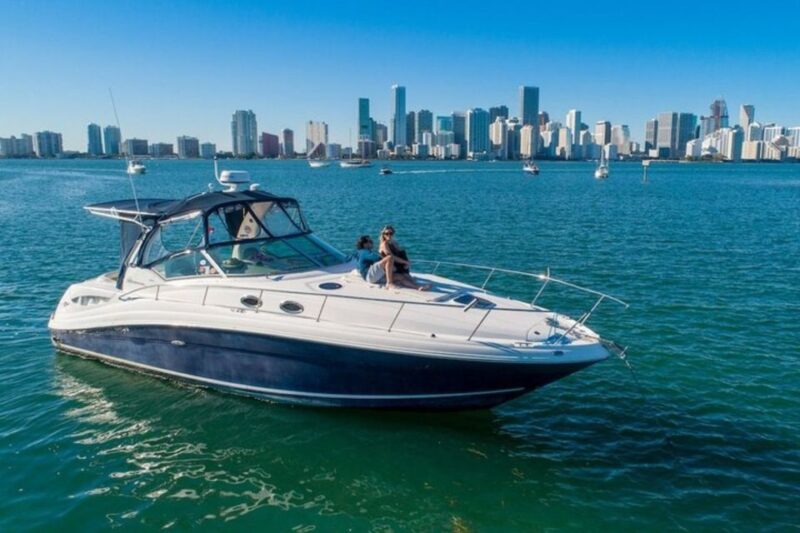 Miami: 37-Foot Sundancer Boat Rental - Meet Your Captain and Plan Your Custom Route