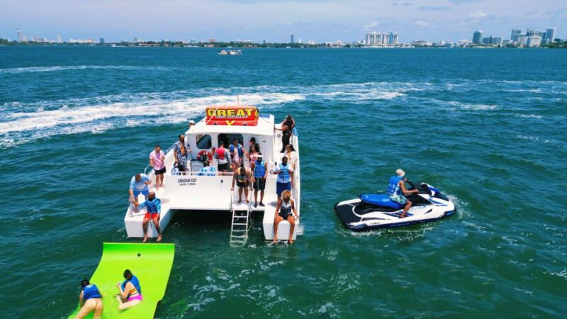 Miami: Adventure Cruise with Jetski, Tubing, and Drinks - Playing with Water Toys and Listening to Music on the Party Platform