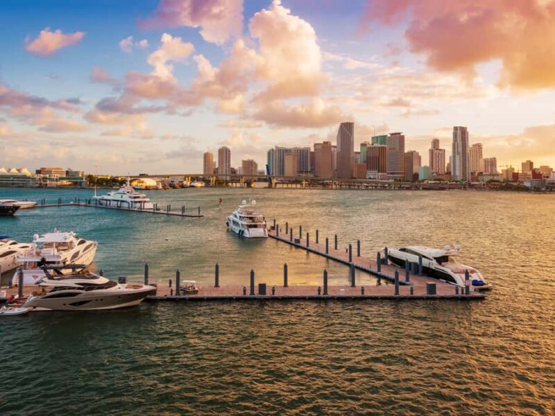 Miami Beach: 30-Minute Private Sunset Helicopter Tour - Celebrity Mansions and the Venetian Islands in the Golden Light