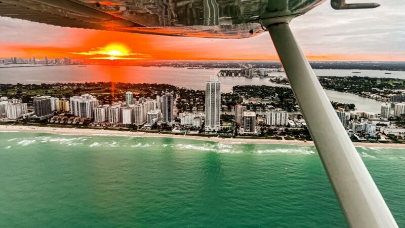Miami Beach: Private Romantic Sunset Flight with Champagne - The Scenic Route Over Miami’s Iconic Landmarks