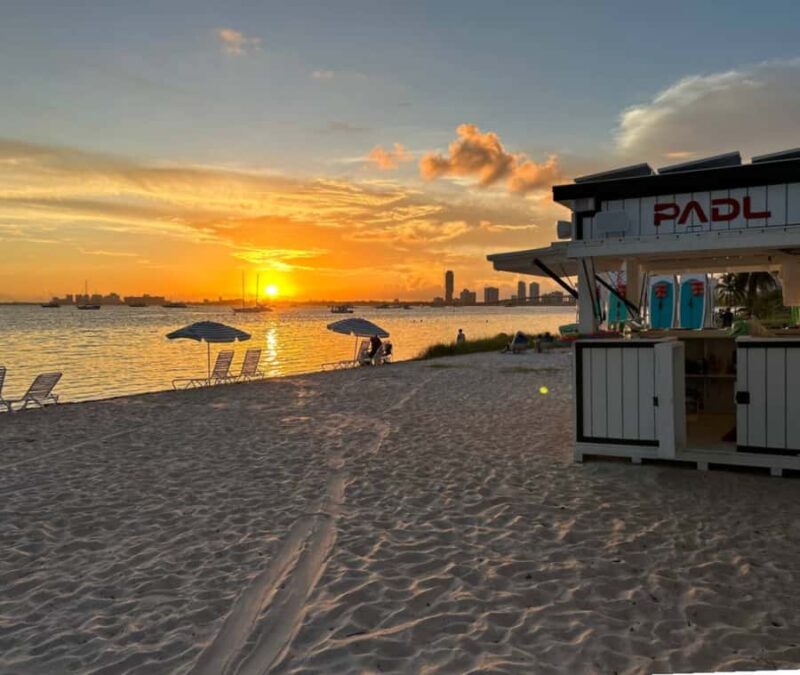 Miami: Biscayne Bay Paddle Tour - PADL Beach Club - Key Points