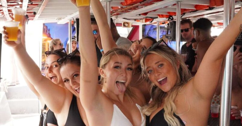 Miami: Boat Party with Live DJ, Unlimited Drinks, and Food - Exciting Miami Boat Party with Unlimited Drinks and Food for $120