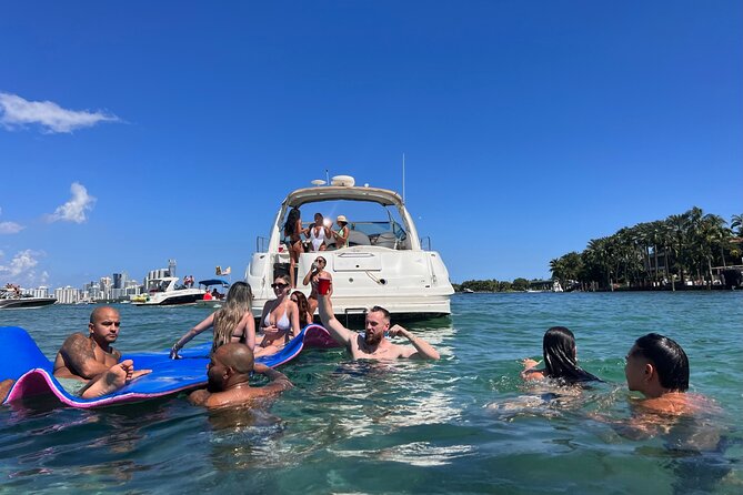 Miami Boat & Yacht for Day or Sunset Tour Cruise with Captain - Relaxing at Haulover Sandbar and Sunset Views