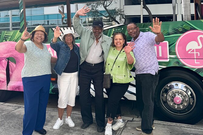 Miami Bus Tour - Flamingo Bus Miami Tours Open-Air Trolley - Explore Miami in Style on the Flamingo Bus Open-Air Trolley