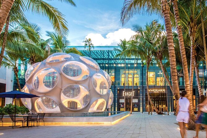 Miami Bus Tour - Flamingo Bus Miami Tours Open-Air Trolley - The Miami Design District: Luxury and Creativity