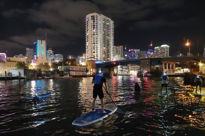 Miami City Lights Night SUP or Kayak - Equipment and Comfort for a Night Paddle