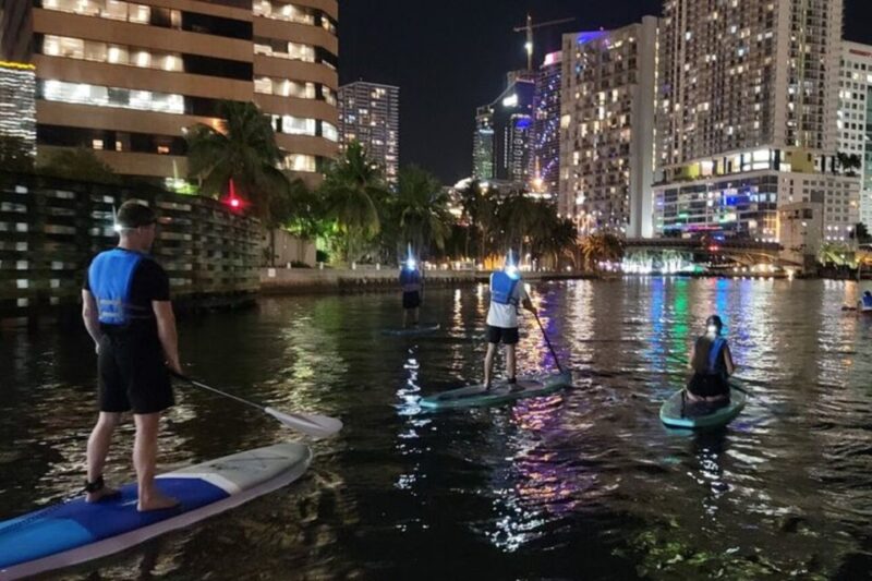 Miami: City Lights SUP or Kayak Night Tour - The Meeting and End Points