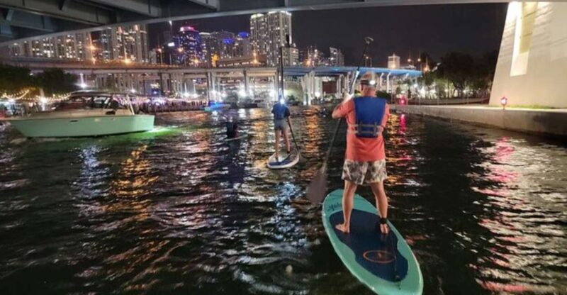 Miami: City Lights SUP or Kayak Night Tour - Cost and Booking Options