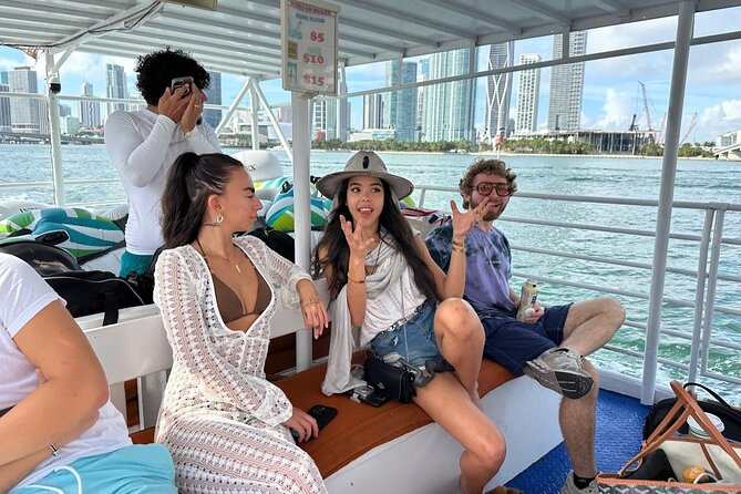 Miami Day Party Boat and Fun in the sun - Water Toys and Lounge Options on the Island