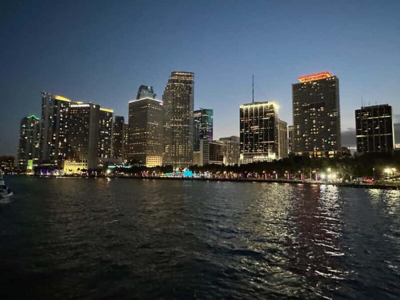 Miami Evening Sunset Cruise Millionaire Homes+Skyline Lights - Logistics and Meeting Point Details