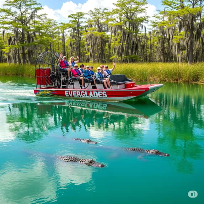 Miami: Everglades Airboat Alligator Tour with Transfer - Key Points
