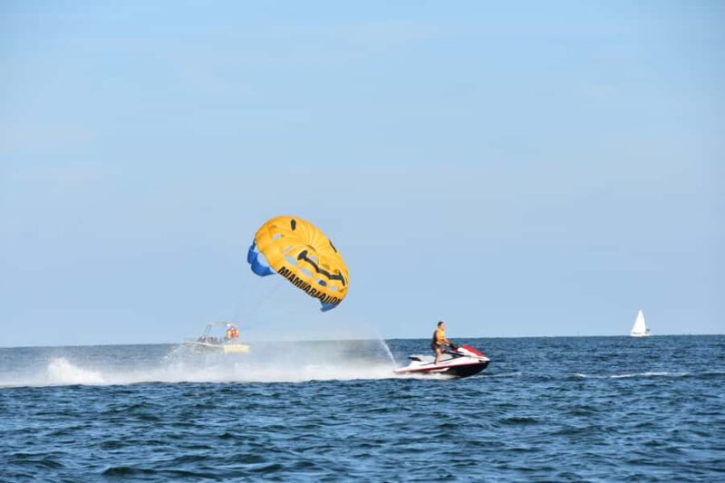 Miami: Full Water Sports Package Adventure - Activities Offered: Parasailing, Jet Skiing, Banana Boat, and Flyboarding
