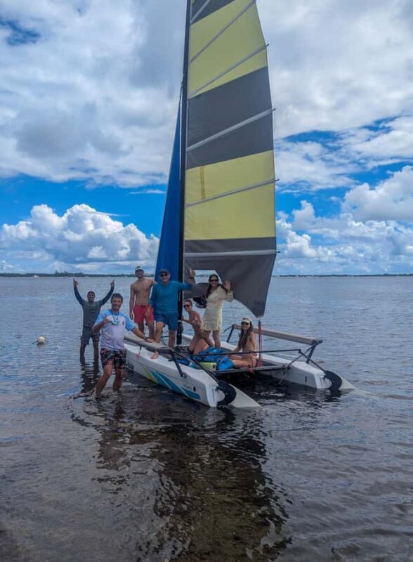 Miami: Hobie Cat Getaway Rental at Hobie Beach - Sailing Past Miami Landmarks and Islands