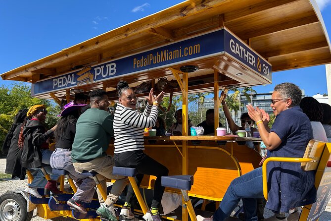 Miami Pedal Pub Arts District Bike And Brunch Ride - The Brightly Colored Streets of Wynwood
