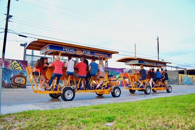 Miami Pedal Pub: Arts District Party Bike Pub Crawl - Wynwood Marketplace: Art, Food, and Music