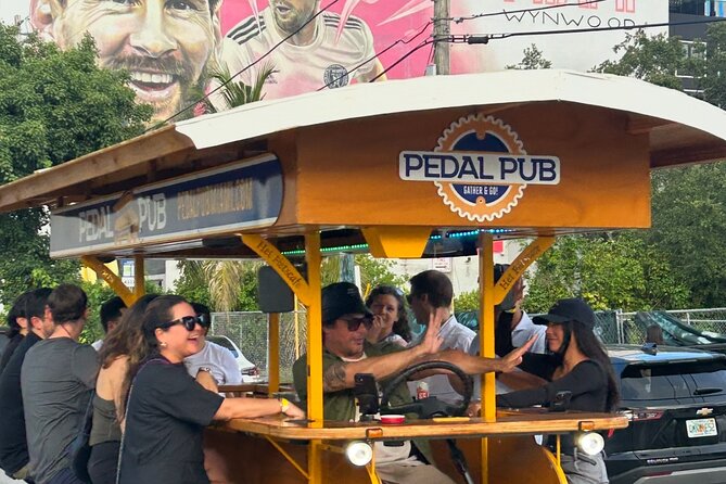 Miami Pedal Pub: Arts District Party Bike Pub Crawl - Logistics: Meeting Point and Weather Considerations