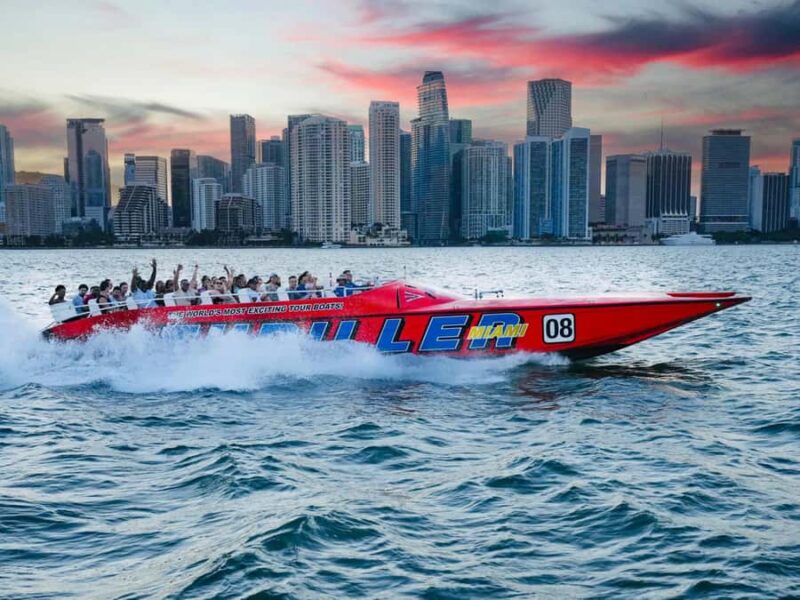 Miami: Personalized Tour: Biscayne Bay Speedboat by Pintours - Key Points