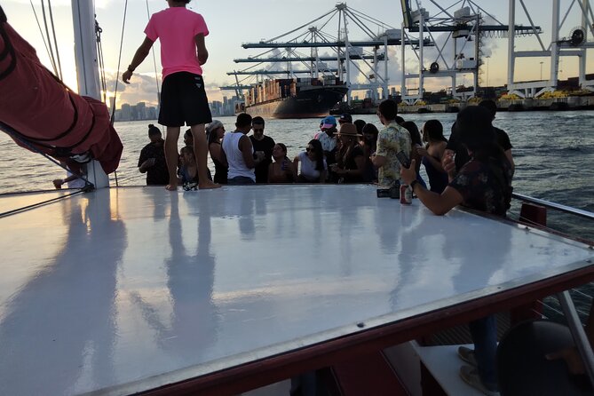 Miami Private 4 Hour Tour aboard Great White 50FT Power Catamaran - Catering, Drinks, and Refreshments Included