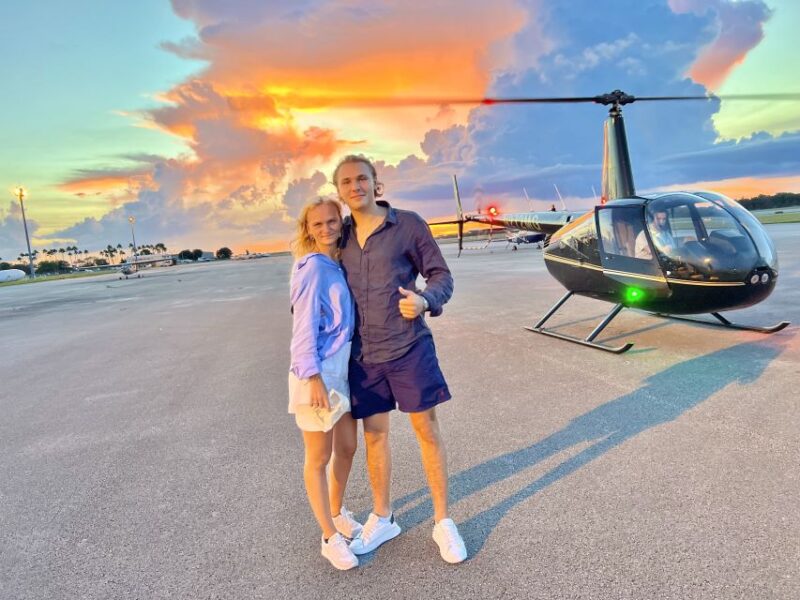 Miami: Private 60-Minute Helicopter Tour - Spot Dolphins and Manatees in Biscayne Bay
