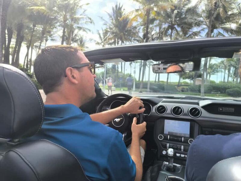 Miami: Private Tour in a Convertible Mustang (French) - Key Points
