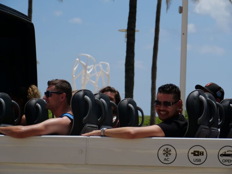 Miami Sightseeing Tour in a Convertible Bus (French) - Discover Miami’s Iconic Neighborhoods: South Beach and Art Deco District
