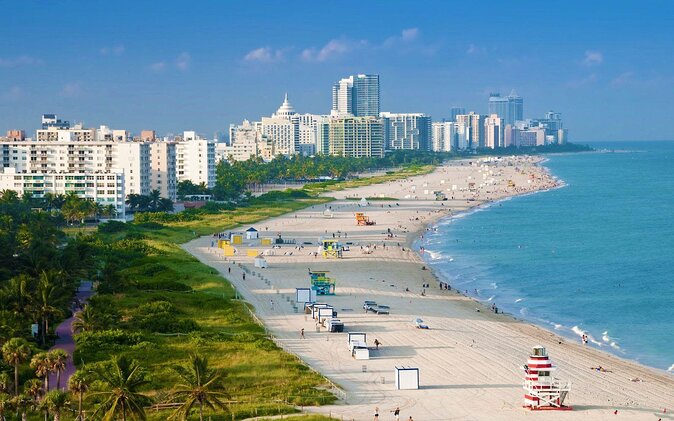 Miami Train Adventure from Orlando & Boat; plus Beach or Bus Tour - Miami City Highlights on the Open-Top Bus Tour