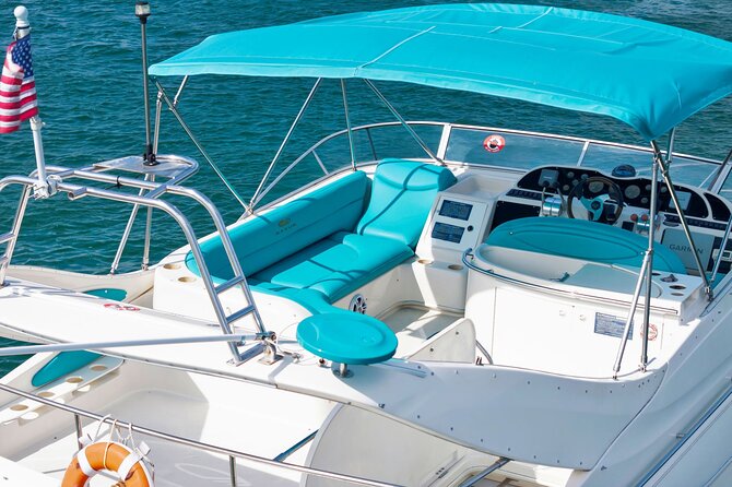 Miami Yacht Charter 50' | 2 Jet Ski Rides | Private Boat Rental - Practicalities: Departure, Group Size, and Additional Costs