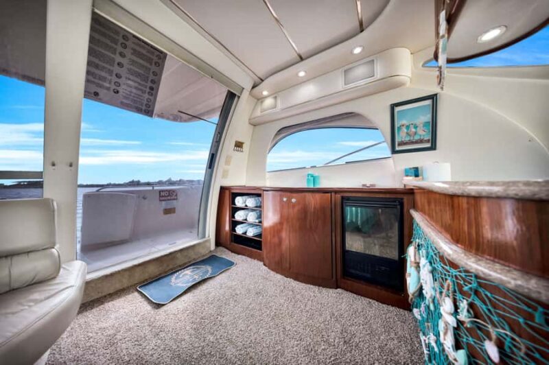 Miami Yacht Rental 50' + 2 Jet Ski | Miami Boat Rental - Onboard Comforts and Entertainment Options