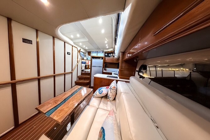 Miami Yacht Rental 58 ft +1Hr Free | Miami Boat Birthday - Included Amenities: Keeping You Comfortable and Entertained