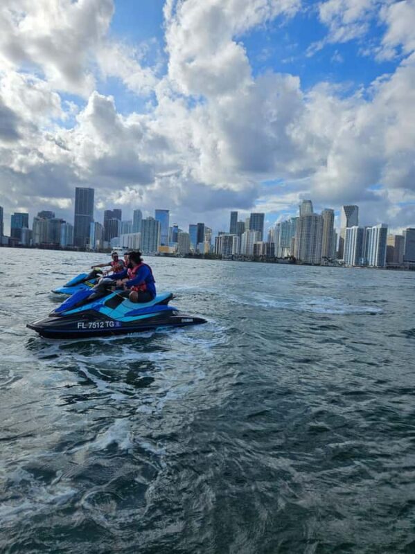 Miami's Ultimate Jet Ski & Boat Tour Excursion - Scenic Views of Downtown Miami from Biscayne Bay
