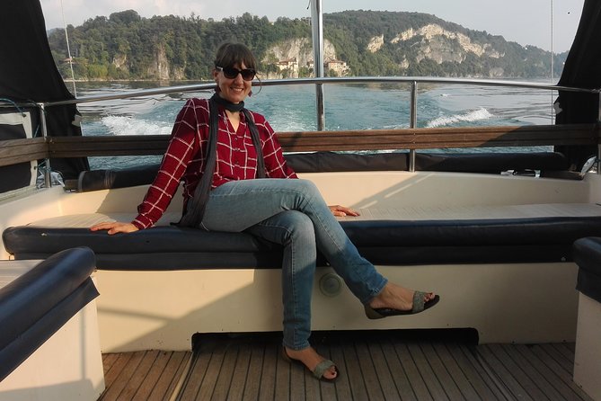 Micaela's exclusive private sunset cruise on lake Maggiore - Visiting the Borromean Islands and Santa Caterina del Sasso