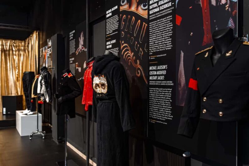 Michael Jackson HIStory Exhibition Entry Ticket - Exploring Over 100 Memorabilia Items in Budapest