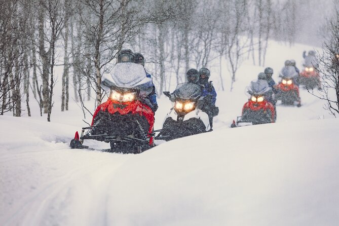 Midday Snowmobiling in Camp Tamok with Guide - Key Points