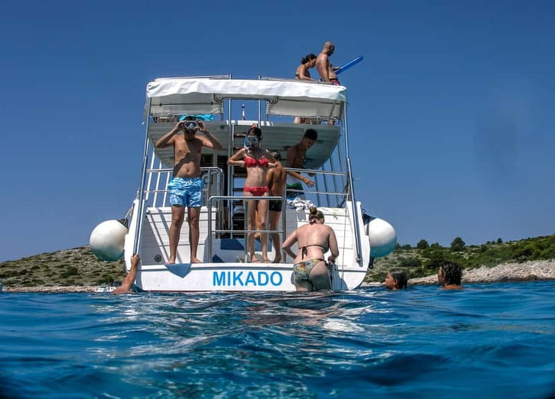 Mikado Kornati Excursion with snorkeling and hiking stops - Swimming and Snorkeling at Lojena Beach