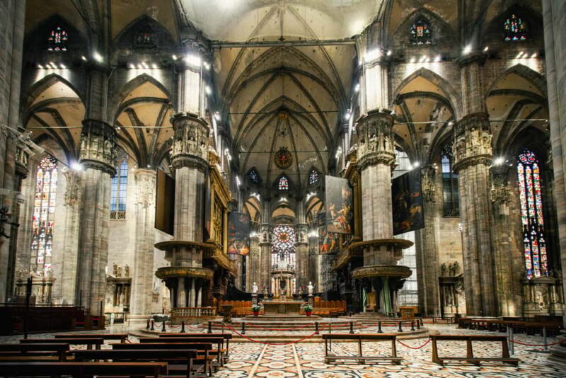 Milan Duomo Cathedral and Rooftop Terrace Guided Tour - Climbing to the Rooftop Terrace by Elevator