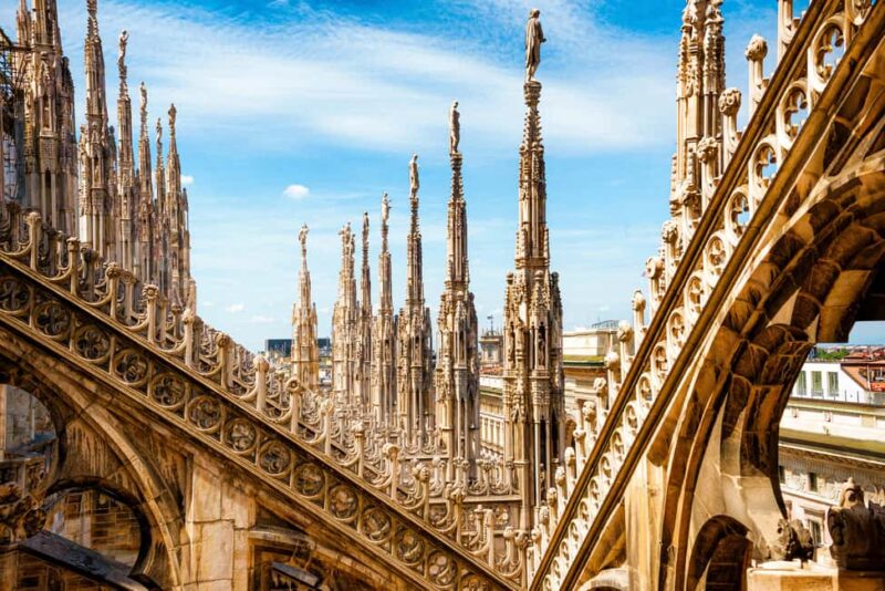 Milan Duomo Cathedral and Rooftop Terrace Guided Tour - Visiting the Duomo Museum and Nearby Sites
