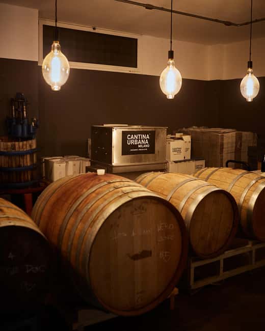 Milan Urban Winery: Taste & Tour at Cantina Urbana - From the Wooden Barrels to the Stainless Steel Tanks