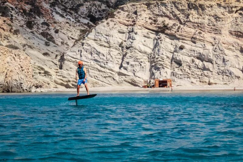 Milos: E-Foil Experience with Instructor - Discover the Unique E-Foil Experience at Fyriplaka Beach in Milos