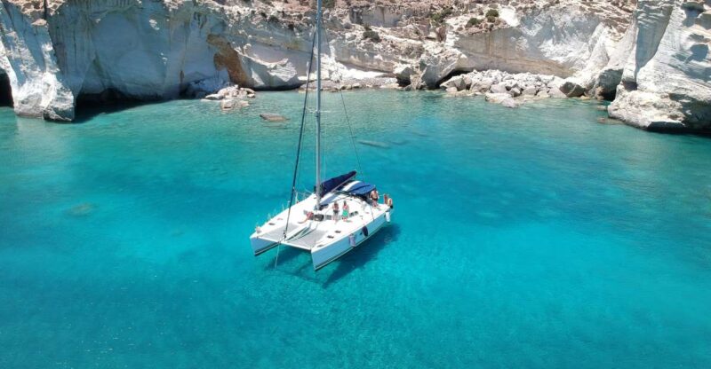 Milos: Full-Day Catamaran Cruise with Paddle Board - Milos: Full-Day Catamaran Cruise with Paddle Board