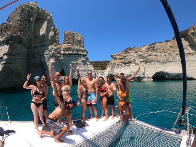 Milos: Full-Day Catamaran Cruise with Paddle Board - Milos’ Coastal Landmarks and Scenic Sailing