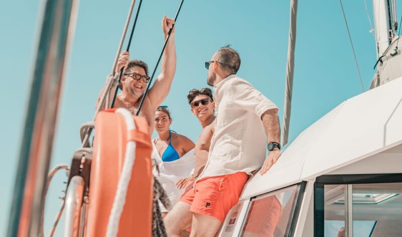 Milos: Kleftiko Sunset Catamaran Cruise with Meal & Drinks - The Crew and Vessel Comfort