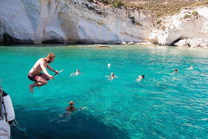 Milos Luxury Catamaran Cruise to Kleftiko Bay with Lunch - Activities Galore: Snorkeling, SUP, and Fishing